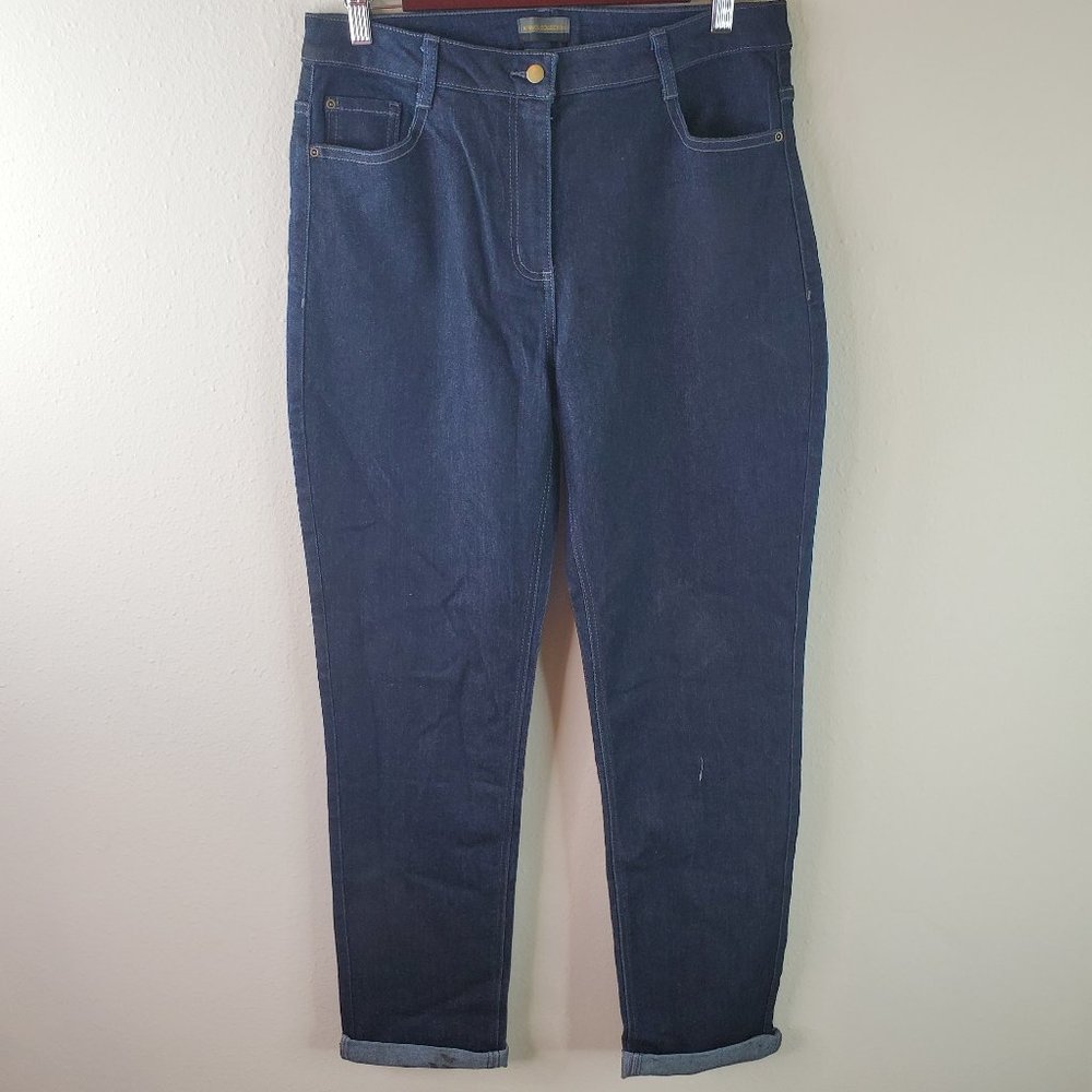Apparel Collection Womens Dark Blue Wash Jeans